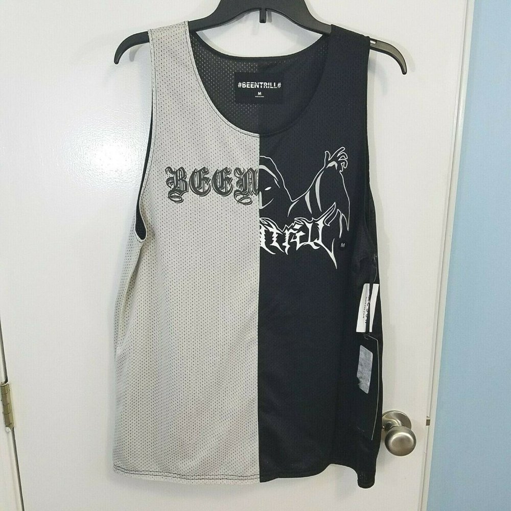 Been Trill Mesh Tank Top Size Medium